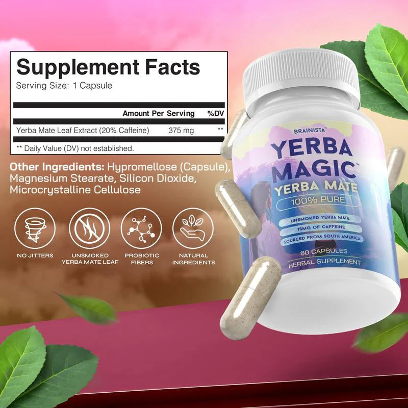 Yerba Magic™ | Yerba Mate Instant Tea Powder | 30Servings