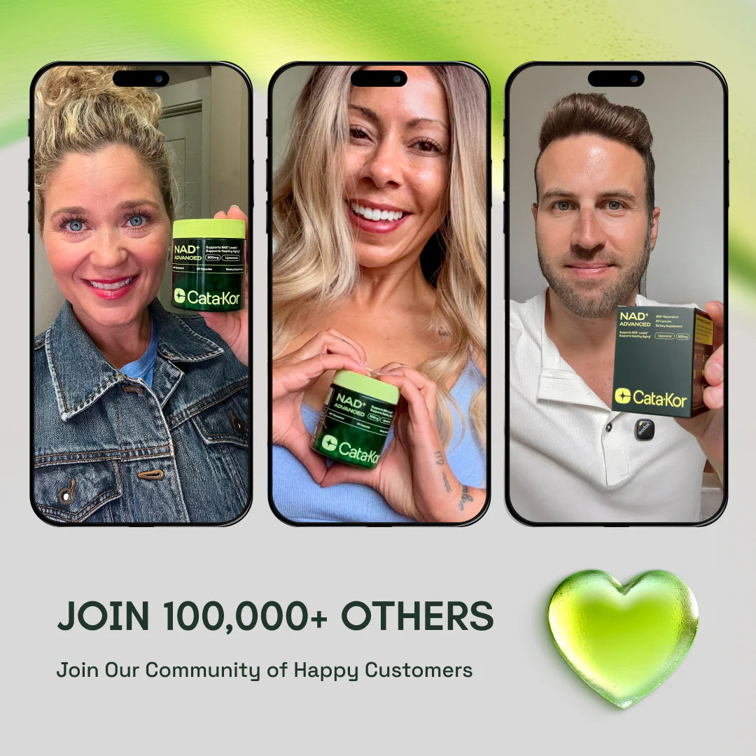 Cata-Kor NAD+ Advanced Anti-Aging Supplement With Resveratrol